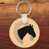 Goldhufeisen-SCHLÜSSELANHÄNGER Schlüsselanhänger (Vorderseite)