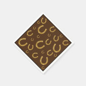 Goldhufeisen Serviette (Ecke)