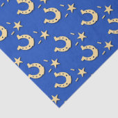 Goldhufeisen und Sterne Seidenpapier (Detail)