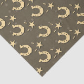 Goldhufeisen und Sterne Seidenpapier (Detail)