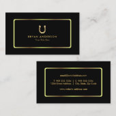 Goldhufeisen-Visitenkarte Visitenkarte (Vorne/Hinten)