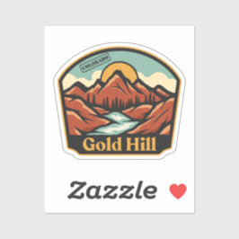 Goldhügel, Colorado-Sticker Aufkleber