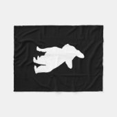 Goldhund | niedliche Schenkung Fleecedecke (Vorderseite (Horizontal))