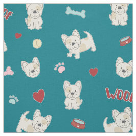 Goldhunde-Hunde-Liebhaber Stoff