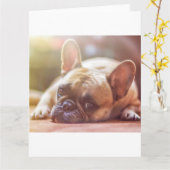 Goldhunde Karte (Gelbe Blume)