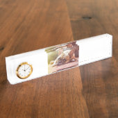 Goldhunde Namensplakette (Seite)