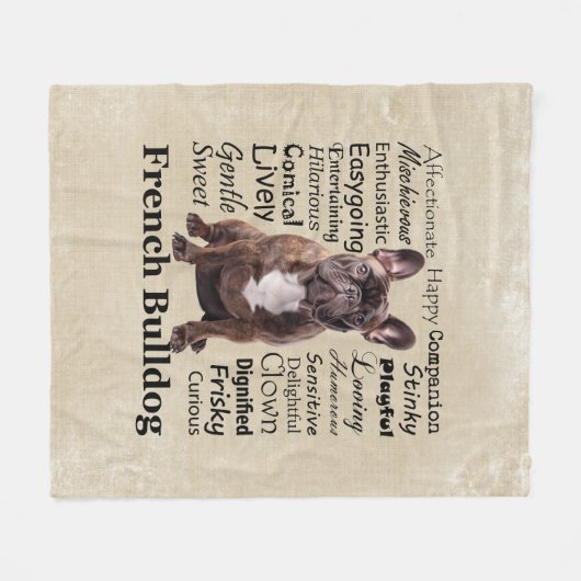 Goldhunde-Tracks Fleecedecke (Vorderseite (Horizontal))