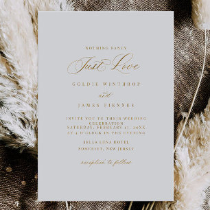 GOLDIE Calligraphy Simple Wedding Einladung