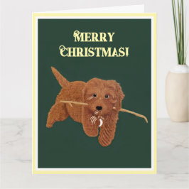 Goldie Doodle Greeting Card Karte