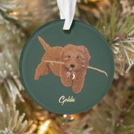 Goldie Doodle Ornament