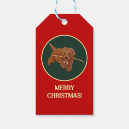 Goldie Doodle Red Geschenkanhänger