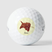 Goldie Golden Doodle Callaway Golf Balls Golfball (Vorderseite)