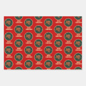 Goldie Golden Doodle Geschenkpapier Set (Vorderseite)