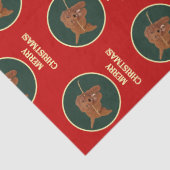 Goldie Golden Doodle Seidenpapier (Detail)