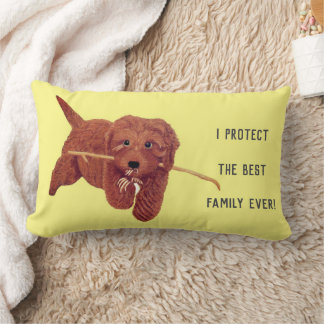 Goldie Golden Doodle Throw Pillow Lendenkissen