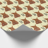 Goldie Golden Doodle Yellow Geschenkpapier (Ecke)