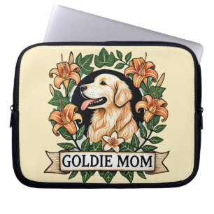 Goldie Mama Golden Retriever Hunde Mamas Laptopschutzhülle