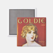 Goldie Song Magnet (Vorderseite/Rückseite)