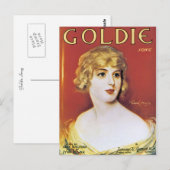 Goldie Song Postkarte (Vorne/Hinten)