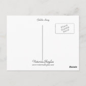 Goldie Song Postkarte (Rückseite)