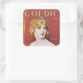 Goldie Song Quadratischer Aufkleber (Tasche)