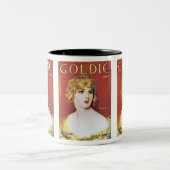 Goldie Song Zweifarbige Tasse (Mittel)