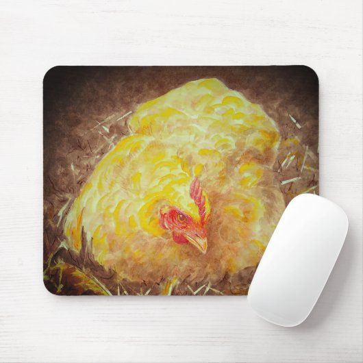Goldie the Chicken Mousepad (Mit Mouse)