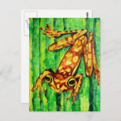Goldie The Tree Frog Postkarten (Vorne/Hinten)