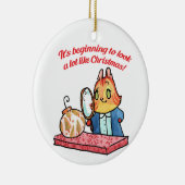 Goldie untersucht Weihnachten Keramik Ornament (Rechts)