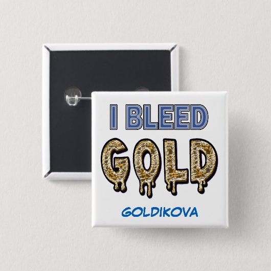 GOLDIKOVA Knopf Button (Vorne & Hinten)