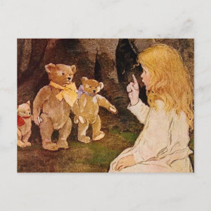 "Goldilocks and the Bears" von Jessie Willcox Smit Postkarte
