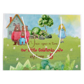 Goldilocks Birthday Große Geschenktüte (Rückseite)