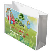 Goldilocks Birthday Große Geschenktüte (Vorderseite Schrägansicht)