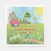 Goldilocks Birthday Napkin Serviette (Vorderseite)