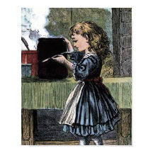 Goldilocks Degustation der Vintagen Illustration