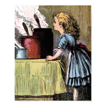 Goldilocks Findings the Food Vintag Illustration