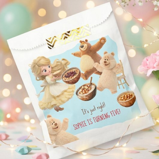 Goldilocks Geburtstag Geschenktütchen