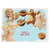 Goldilocks Geburtstag Große Geschenktüte (Vorderseite)