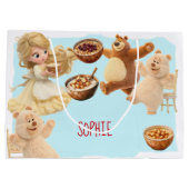 Goldilocks Geburtstag Große Geschenktüte (Rückseite)