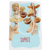 Goldilocks Geburtstag Mittlere Geschenktüte (Rückseite)