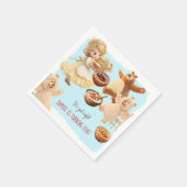 Goldilocks Geburtstag Serviette (Ecke)