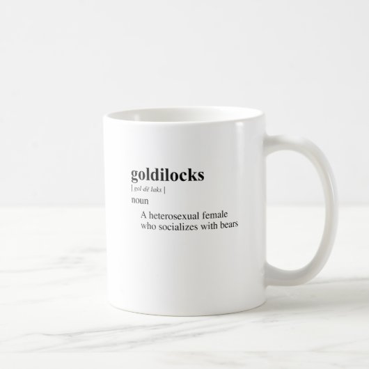 GOLDILOCKS KAFFEETASSE (Rechts)