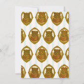 Goldilocks & the Three Bears Birthday Party Einladung (Rückseite)