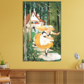 Goldilocks & The Three Bears Canvas Print Leinwanddruck (Insitu (Wohnzimmer))