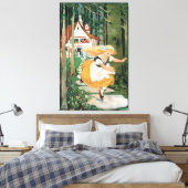 Goldilocks & The Three Bears Canvas Print Leinwanddruck (Insitu (Schlafzimmer))