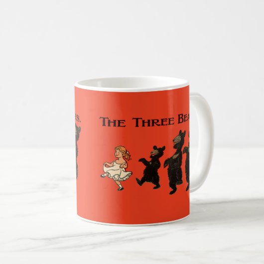 Goldilocks & The Three Bears - Kinderbuch Kaffeetasse (VorderseiteRechts)