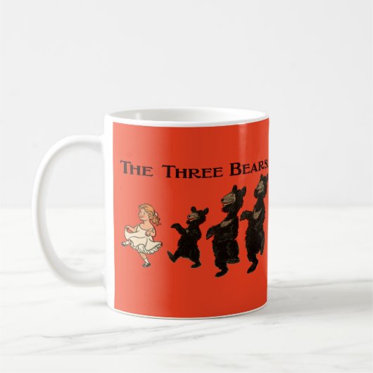 Goldilocks & The Three Bears - Kinderbuch Kaffeetasse (Links)
