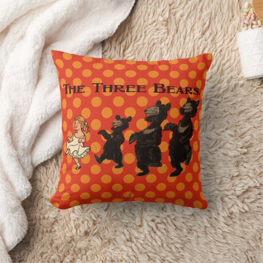 Goldilocks & The Three Bears - Kinderbuch Kissen (Decke)