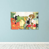 Goldilocks und die drei Bären Leinwanddruck (Insitu (Holzboden))