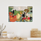 Goldilocks und die drei Bären Poster (Küche)